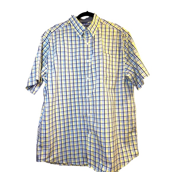 😎💪🏽Retreat Men’s Casual Short Sleeve Button Down Shirt size Large neck 16 1/2 - Picture 6 of 9